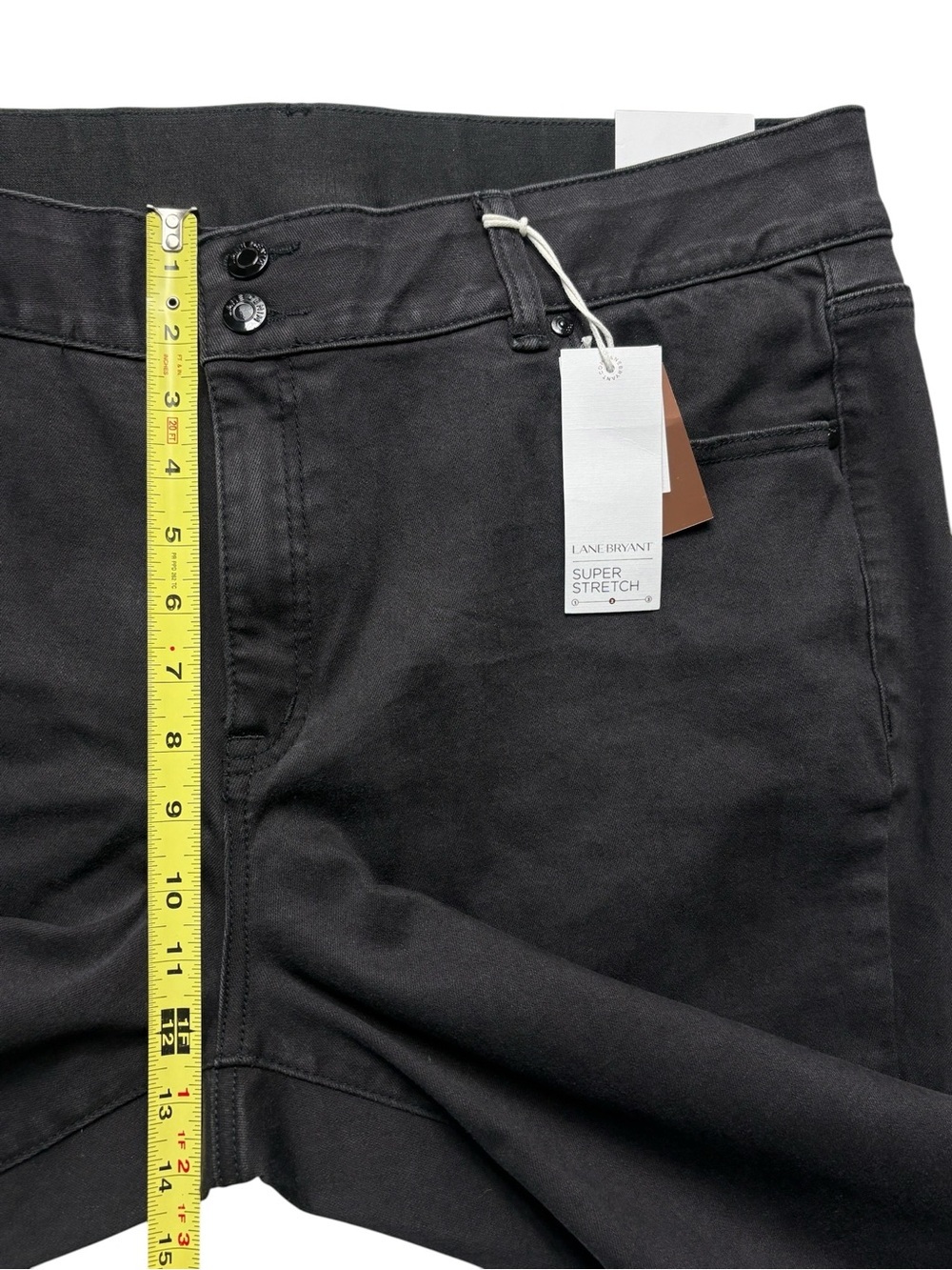 NWT Lane Bryant High Rise Super Stretch Bootcut Jeans Tummy Control Black 20 - Picture 8 of 15